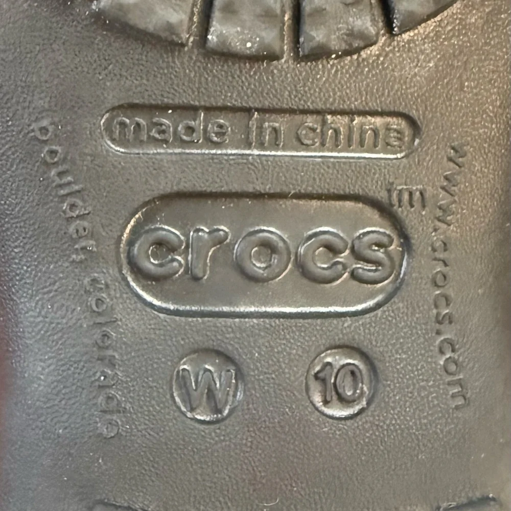 Crocs Malindi Slingback Ballet Flats Women’s Size 10 Black